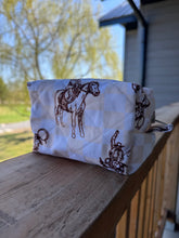 Load image into Gallery viewer, Checkered Rodeo Beauty Bag