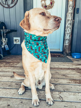 Load image into Gallery viewer, Western Boots Scrunchie Dog Bandana