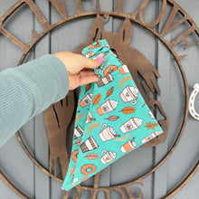 Load image into Gallery viewer, Autumn Coffee Scrunchie Dog Bandana