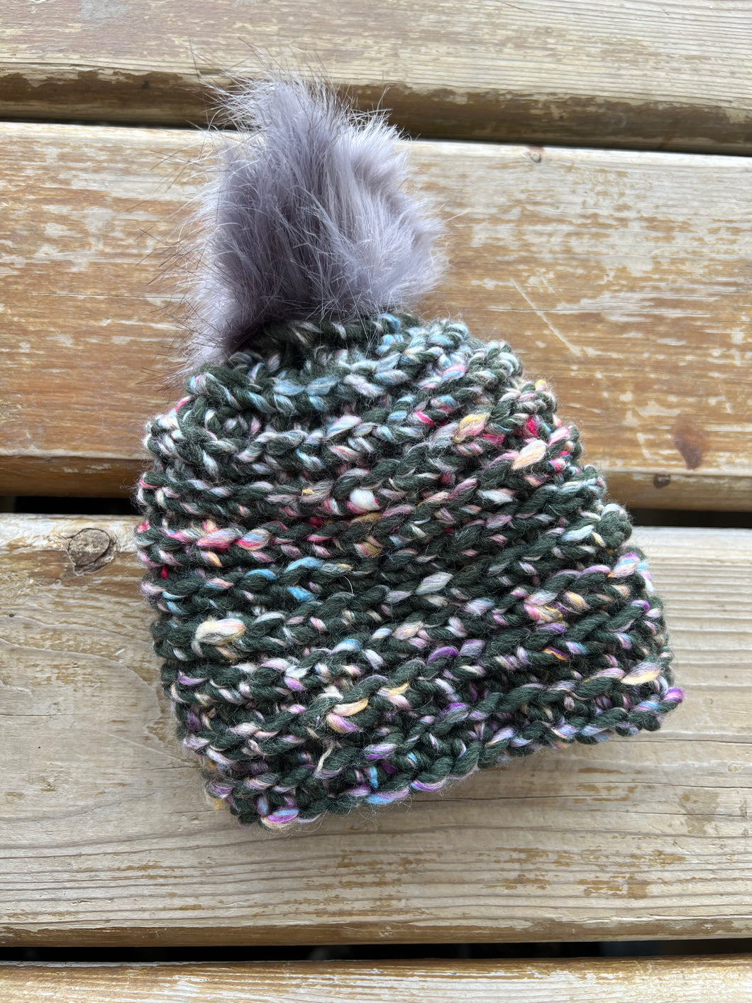 BABY 3-6m Spruce Crochet Beanie