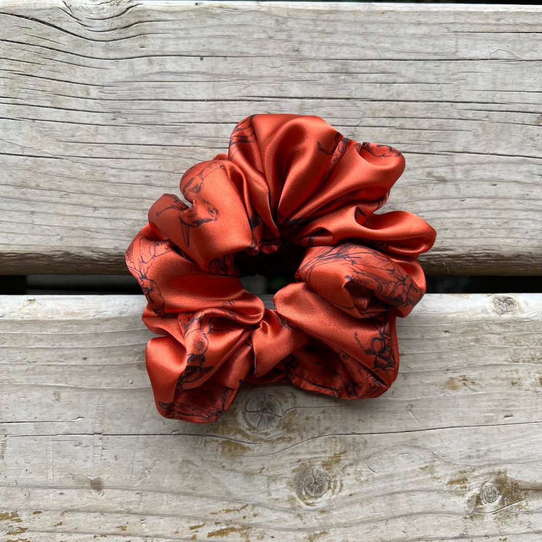 Rodeo Western Toile Scrunchies