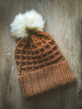 Load image into Gallery viewer, Monochrome Waffle Beanie | Umber
