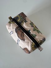 Load image into Gallery viewer, Boots &amp; Sunflowers Beauty Bag
