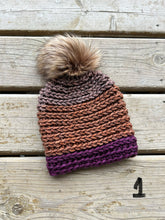 Load image into Gallery viewer, Smoked Fruit Crochet Beanie
