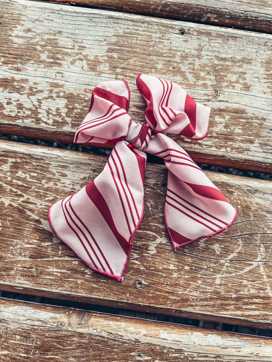 Candy Cane Charley Bow