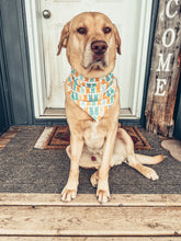 Load image into Gallery viewer, Bunnies in Blues Scrunchie Dog Bandana
