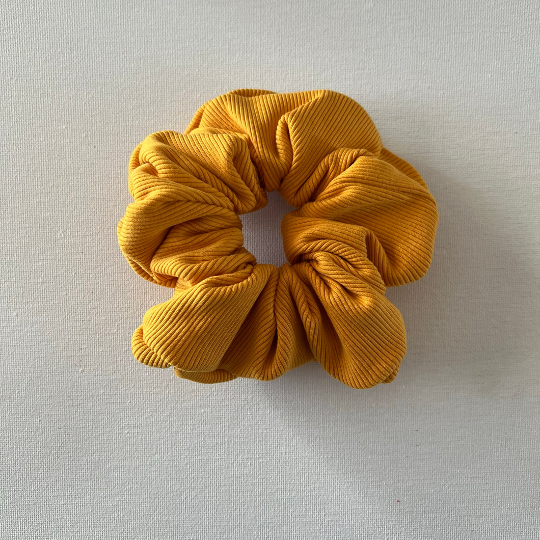Tuscan Sun Ribbed Cotton Scrunchies