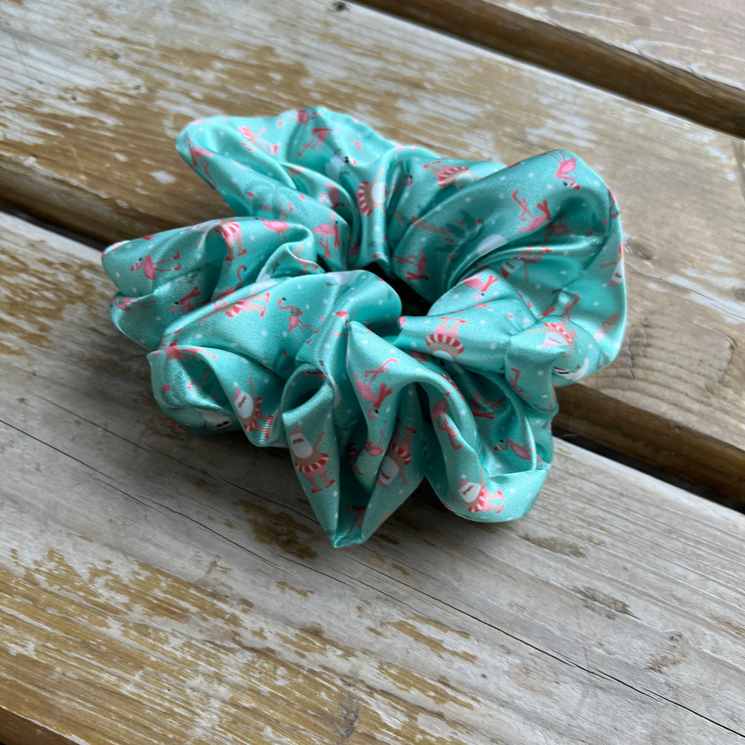Santa at the Beach Scrunchies
