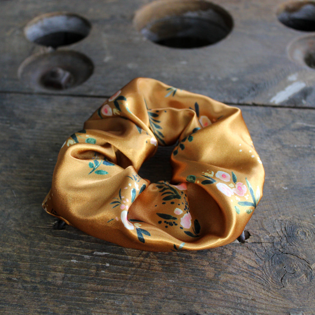 Mustard Meadow Scrunchies
