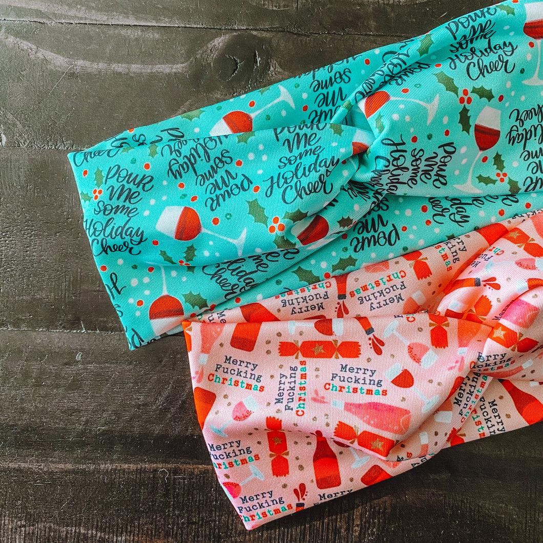 Pour Me Some Holiday Cheer Headband