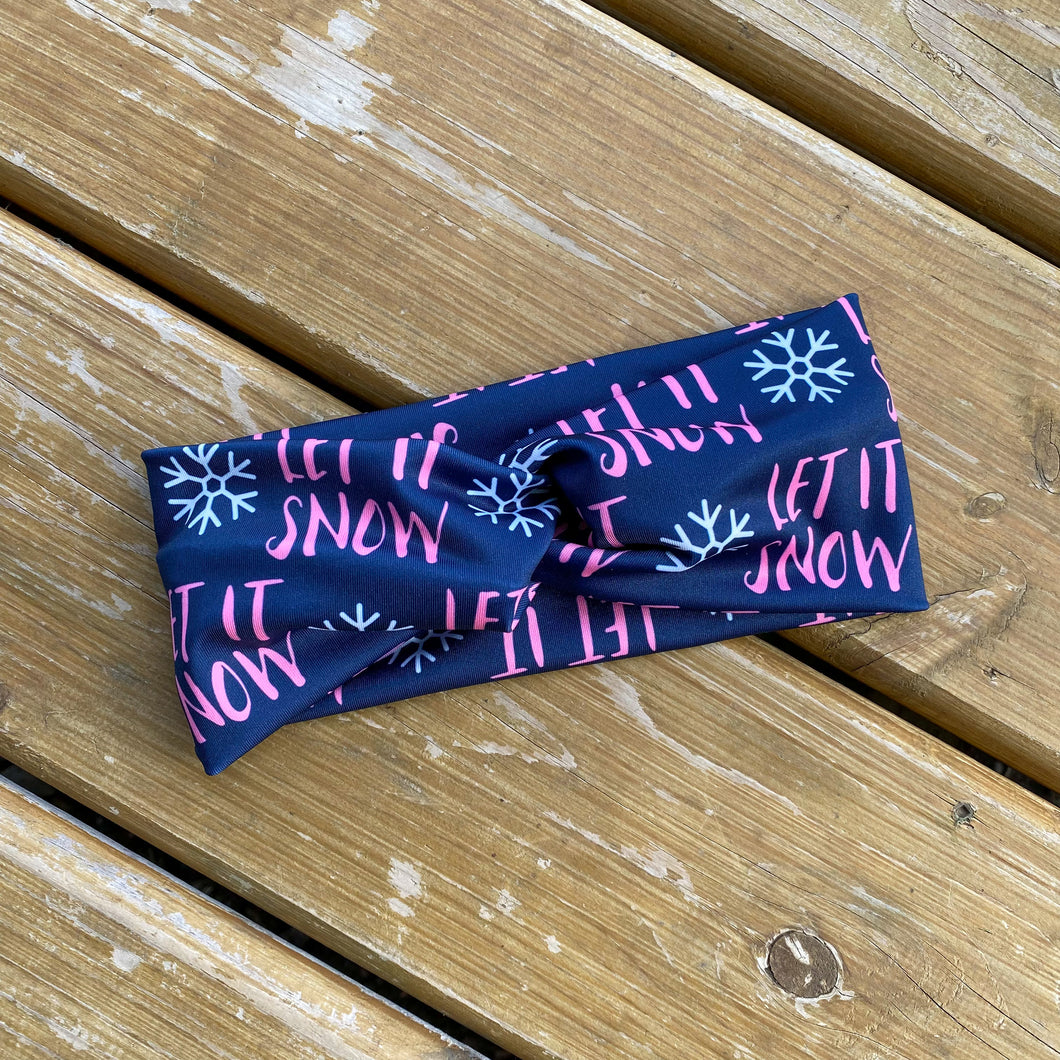 Let It Snow Headband (Toddler ONLY)