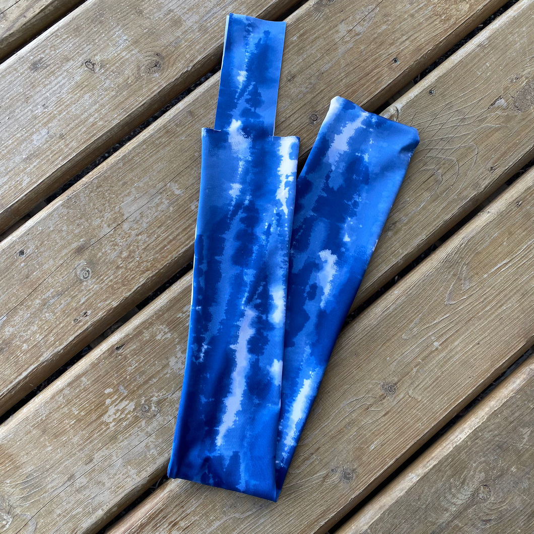 Blue Tie Dye Tail Bag