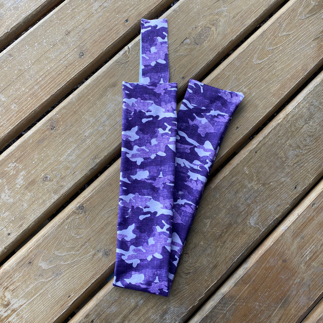 Purple Camo Tail Bag
